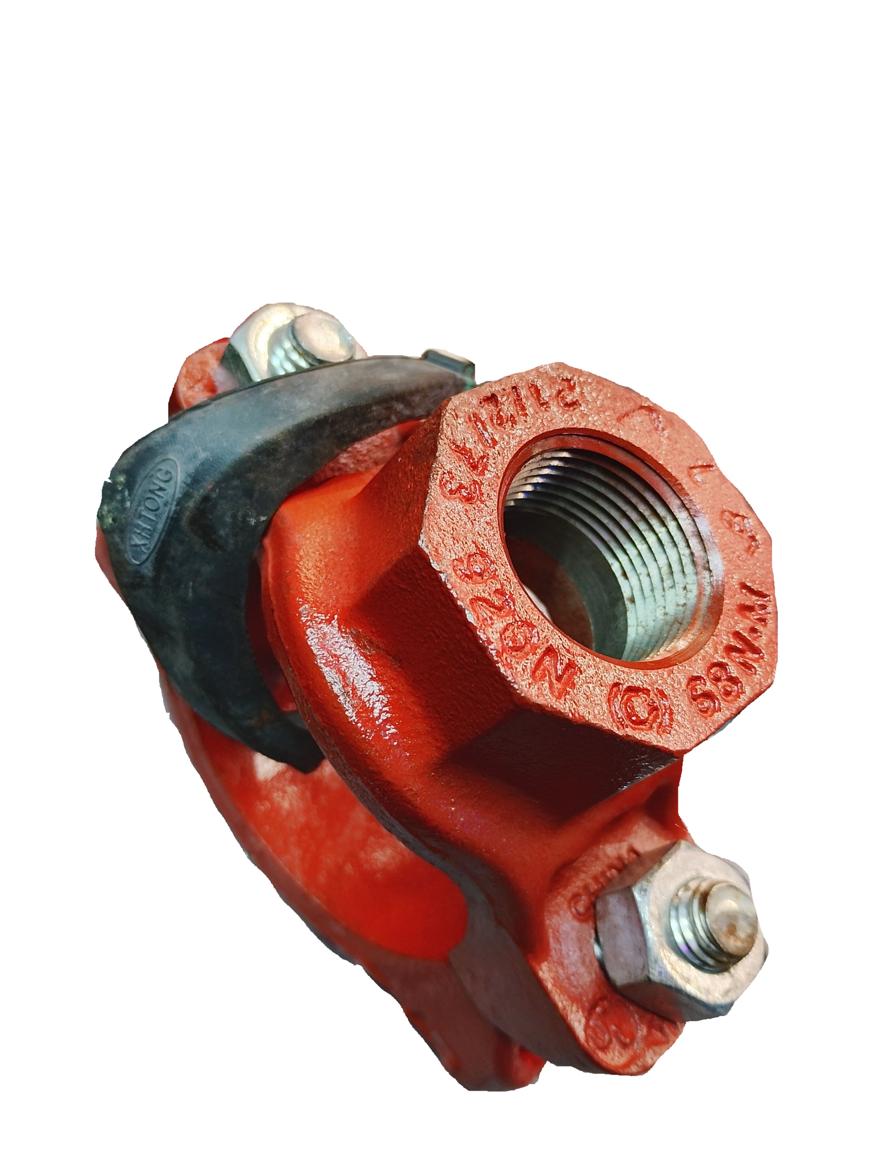 TEE MECANICA ROSCADA VICTAULIC DE 2 1/2" X 1" 